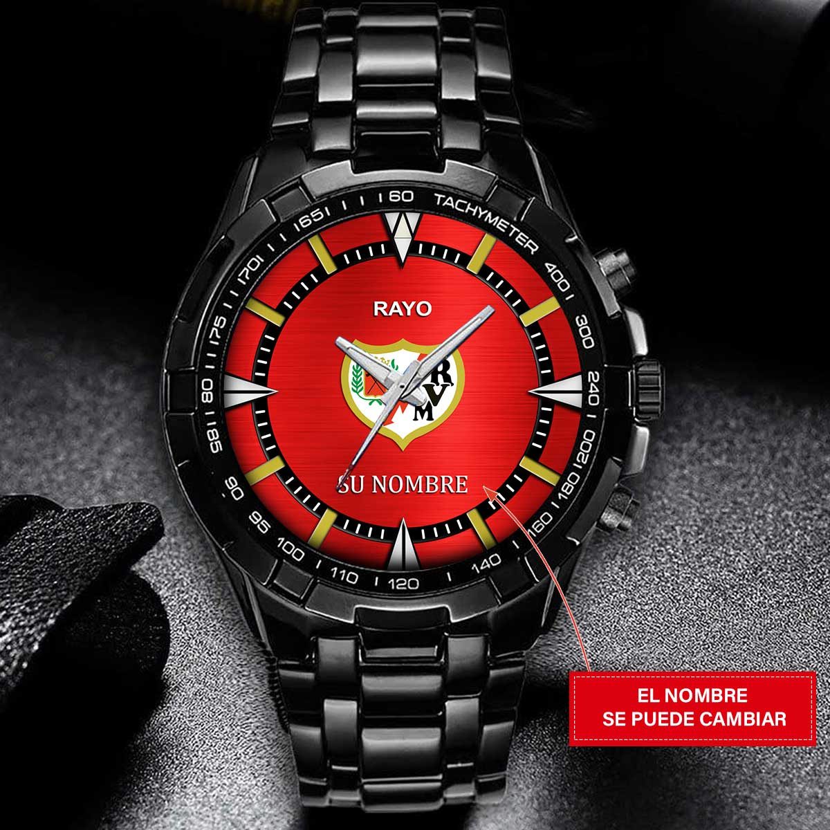 Rayo Vallecano – Reloj Estelar – Edición para Fans (Hombre) con Nombre Personalizado Rayo Vallecano – Reloj Estelar – Edición para Fans (Hombre) con Nombre Personalizado