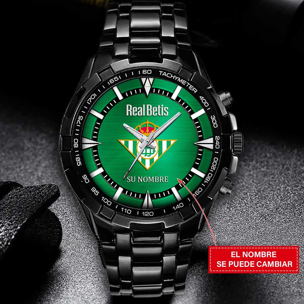 Real Betis – Reloj Estelar – Edición para Fans (Hombre) con Nombre Personalizado Real Betis – Reloj Estelar – Edición para Fans (Hombre) con Nombre Personalizado
