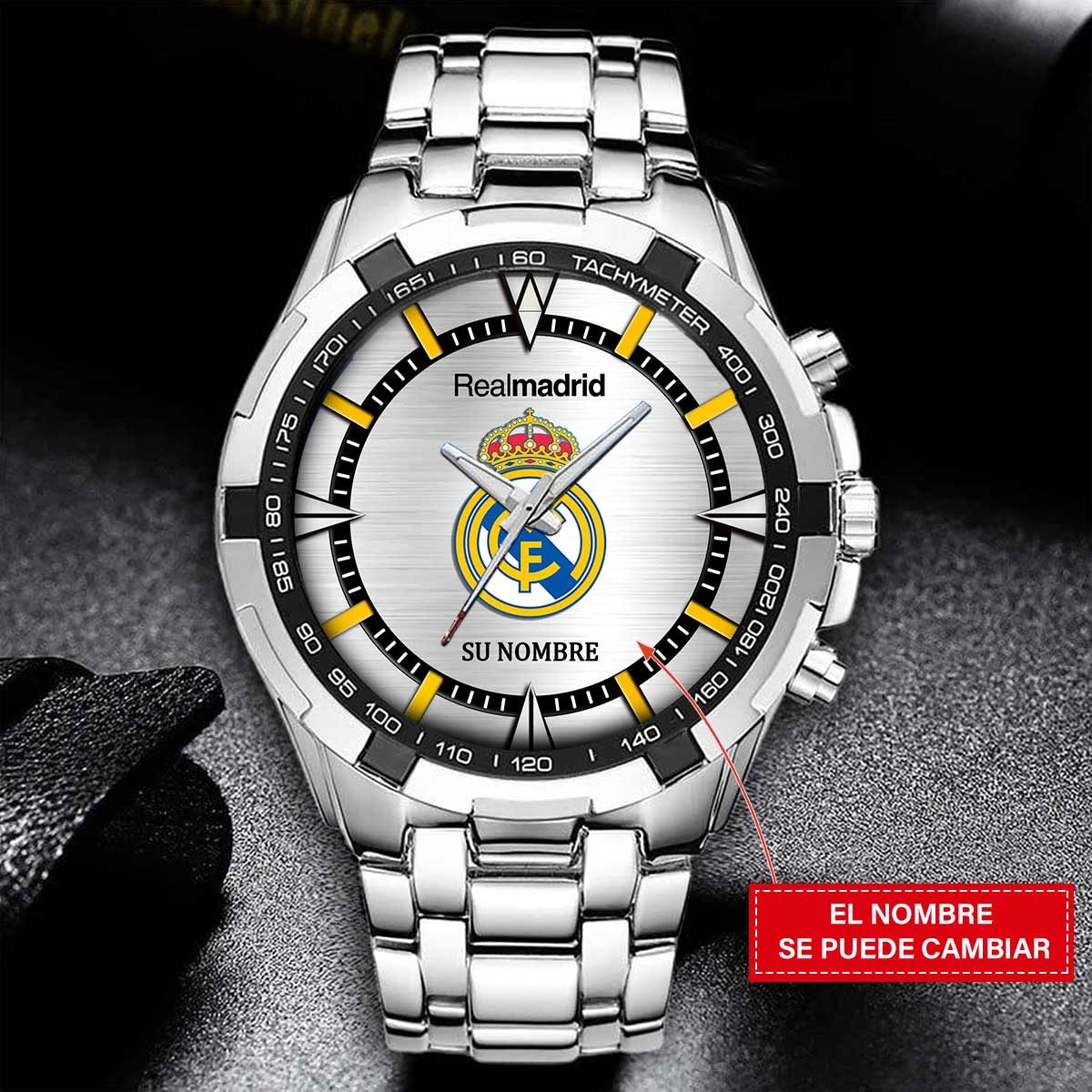 Real Madrid – Reloj Estelar – Edición para Fans (Hombre) con Nombre Personalizado Real Madrid – Reloj Estelar – Edición para Fans (Hombre) con Nombre Personalizado
