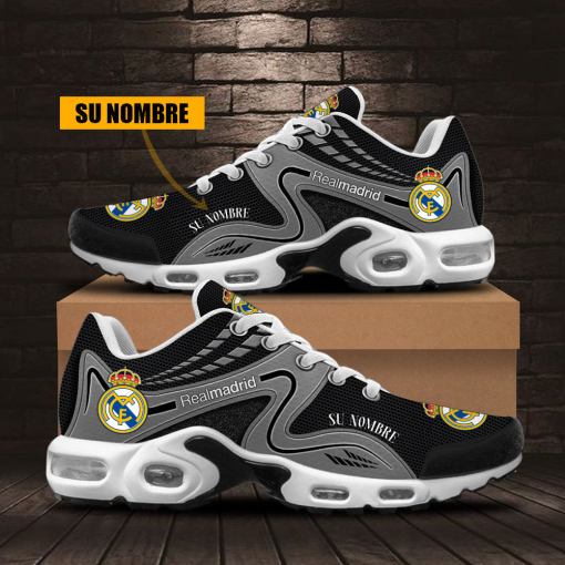 Real Madrid – Zapatillas Air Max Plus BW Edición Especial con Nombre Personalizado
