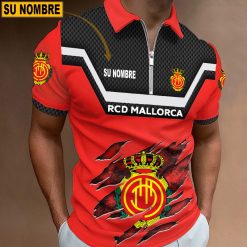 Real Mallorca – Polo con cremallera Edición Especial con Nombre Personalizado