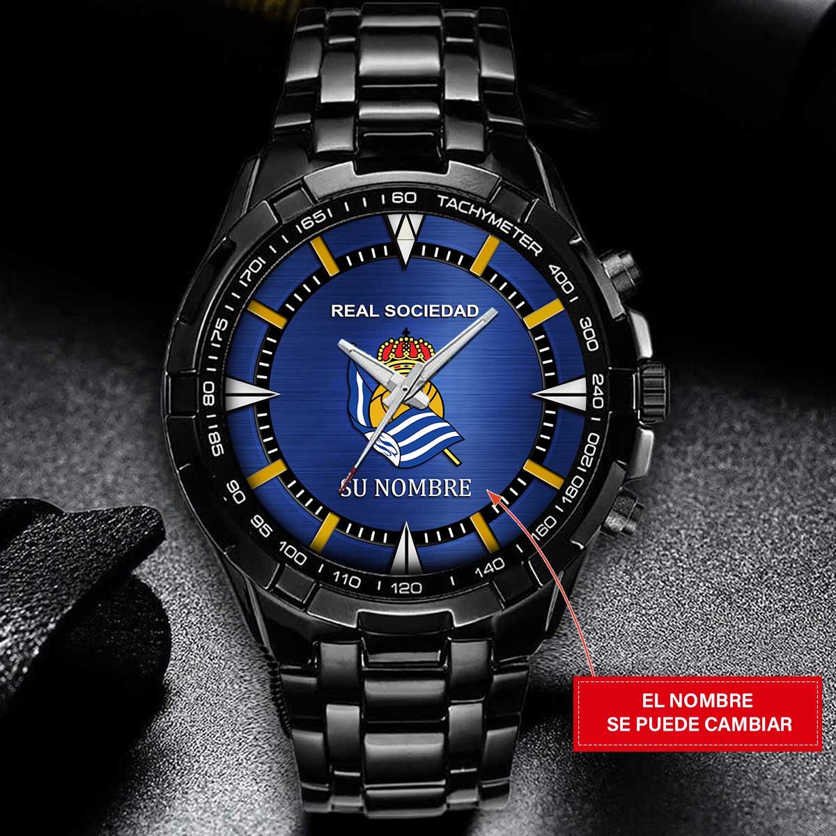 Real Sociedad – Reloj Estelar – Edición para Fans (Hombre) con Nombre Personalizado Real Sociedad – Reloj Estelar – Edición para Fans (Hombre) con Nombre Personalizado