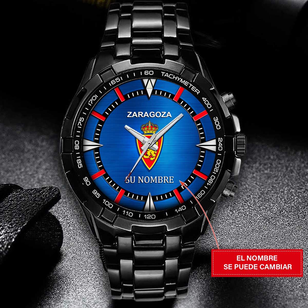 Real Zaragoza – Reloj Estelar – Edición para Fans (Hombre) con Nombre Personalizado Real Zaragoza – Reloj Estelar – Edición para Fans (Hombre) con Nombre Personalizado