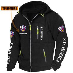 SD Huesca – Chaqueta con cremallera Edición Especial con Nombre Personalizado SD Huesca – Chaqueta con cremallera Edición Especial con Nombre Personalizado