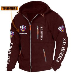 SD Huesca – Chaqueta con cremallera Edición Especial con Nombre Personalizado