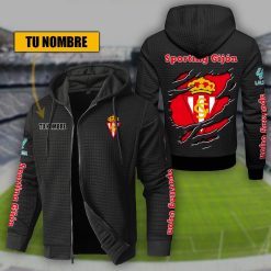 Sporting Gijon – Hoodie de sport Edición Especial con Nombre Personalizado