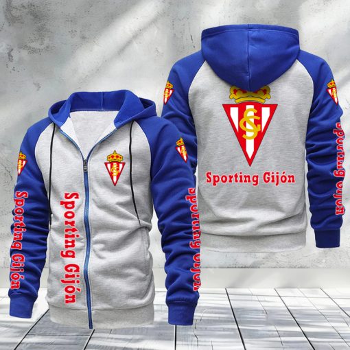 Sporting Gijon – Hoodie raglán zip Edición Especial