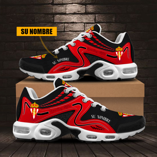 Sporting Gijon – Zapatillas Air Max Plus BW Edición Especial con Nombre Personalizado