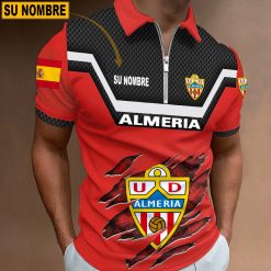 UD Almería – Polo con cremallera Edición Especial con Nombre Personalizado