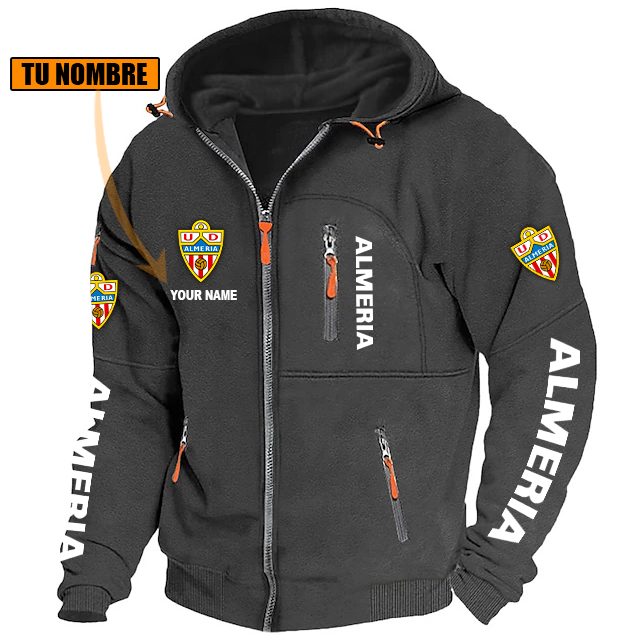 UD Almería – Chaqueta con cremallera Edición Especial con Nombre Personalizado UD Almería – Chaqueta con cremallera Edición Especial con Nombre Personalizado