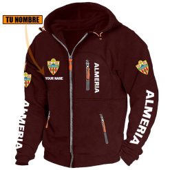 UD Almería – Chaqueta con cremallera Edición Especial con Nombre Personalizado