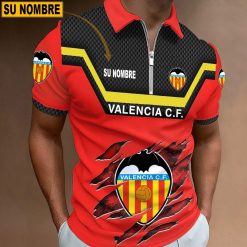Valencia CF – Polo con cremallera Edición Especial con Nombre Personalizado
