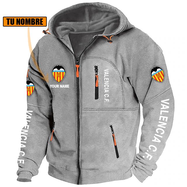 Valencia CF – Chaqueta con cremallera Edición Especial con Nombre Personalizado Valencia CF – Chaqueta con cremallera Edición Especial con Nombre Personalizado