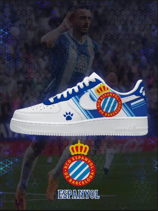 RCD Espanyol – Zapatillas AF1 Edición Nueva RCD Espanyol – Zapatillas AF1 Edición Nueva