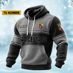 AD Ceuta FC – Sudadera tipo hoodie Edición Especial con Nombre Personalizado