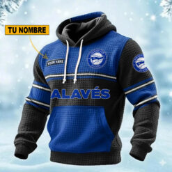 Deportivo Alavés – Sudadera tipo hoodie Edición Especial con Nombre Personalizado