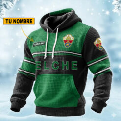 Elche CF – Sudadera tipo hoodie Edición Especial con Nombre Personalizado