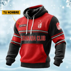 Granada CF – Sudadera tipo hoodie Edición Especial con Nombre Personalizado