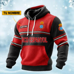 RCD Espanyol – Sudadera tipo hoodie Edición Especial con Nombre Personalizado