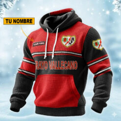 Rayo Vallecano – Sudadera tipo hoodie Edición Especial con Nombre Personalizado