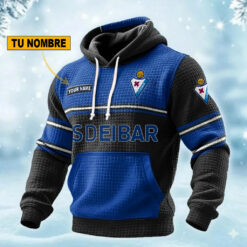 SD Eibar – Sudadera tipo hoodie Edición Especial con Nombre Personalizado