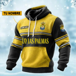UD Las Palmas – Sudadera tipo hoodie Edición Especial con Nombre Personalizado