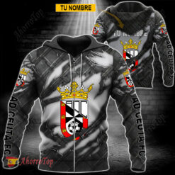 AD Ceuta FC – Sudadera con cierre Edición Especial con Nombre Personalizado