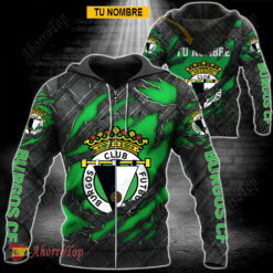 Burgos CF – Sudadera con cierre Edición Especial con Nombre Personalizado