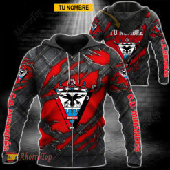 CD Mirandés – Sudadera con cierre Edición Especial con Nombre Personalizado