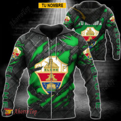 Elche CF – Sudadera con cierre Edición Especial con Nombre Personalizado