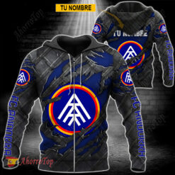 FC Andorra – Sudadera con cierre Edición Especial con Nombre Personalizado