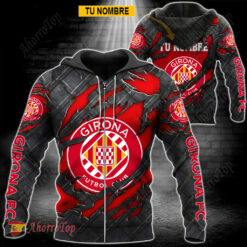 Girona FC – Sudadera con cierre Edición Especial con Nombre Personalizado
