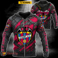 Levante UD – Sudadera con cierre Edición Especial con Nombre Personalizado