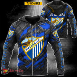 Málaga CF – Sudadera con cierre Edición Especial con Nombre Personalizado