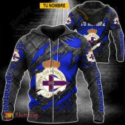 RC Deportivo – Sudadera con cierre Edición Especial con Nombre Personalizado
