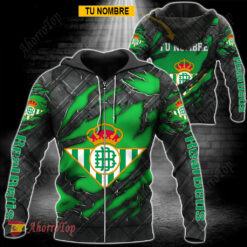 Real Betis – Sudadera con cierre Edición Especial con Nombre Personalizado