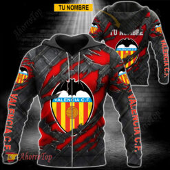 Valencia CF – Sudadera con cierre Edición Especial con Nombre Personalizado