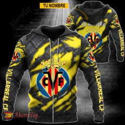 Villarreal CF – Sudadera con cierre Edición Especial con Nombre Personalizado