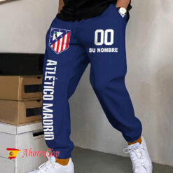 Atlético Madrid – Pantalones deportivos nuevo estilo con Nombre y número personalizados