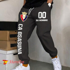 CA Osasuna – Pantalones deportivos nuevo estilo con Nombre y número personalizados