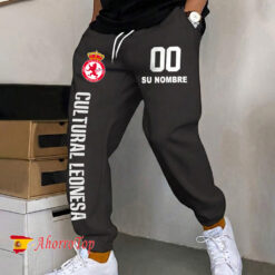 Cultural Leonesa – Pantalones deportivos nuevo estilo con Nombre y número personalizados