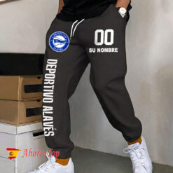 Deportivo Alavés – Pantalones deportivos nuevo estilo con Nombre y número personalizados