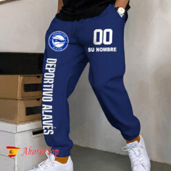 Deportivo Alavés – Pantalones deportivos nuevo estilo con Nombre y número personalizados