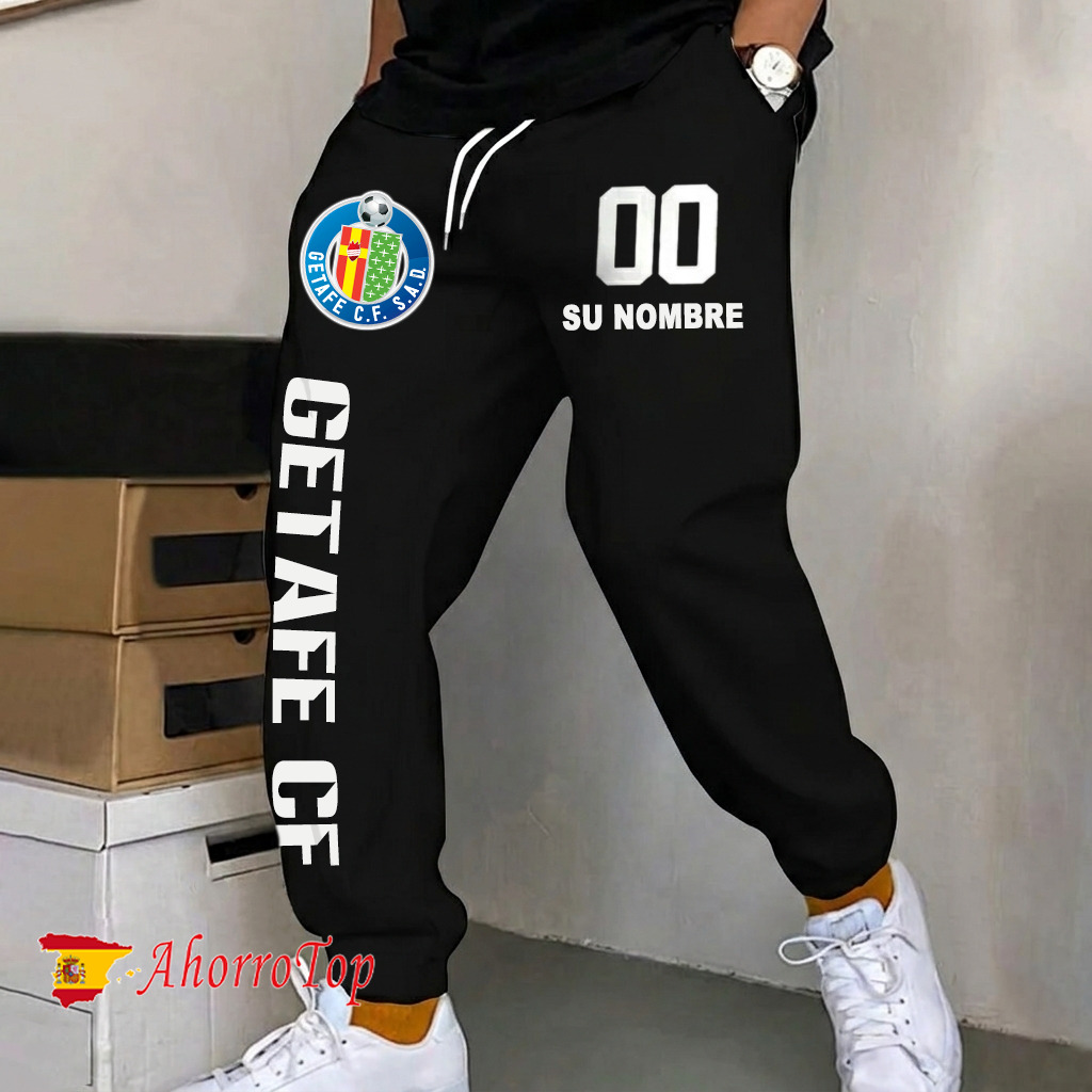 Getafe CF – Pantalones deportivos nuevo estilo con Nombre y número personalizados Getafe CF – Pantalones deportivos nuevo estilo con Nombre y número personalizados