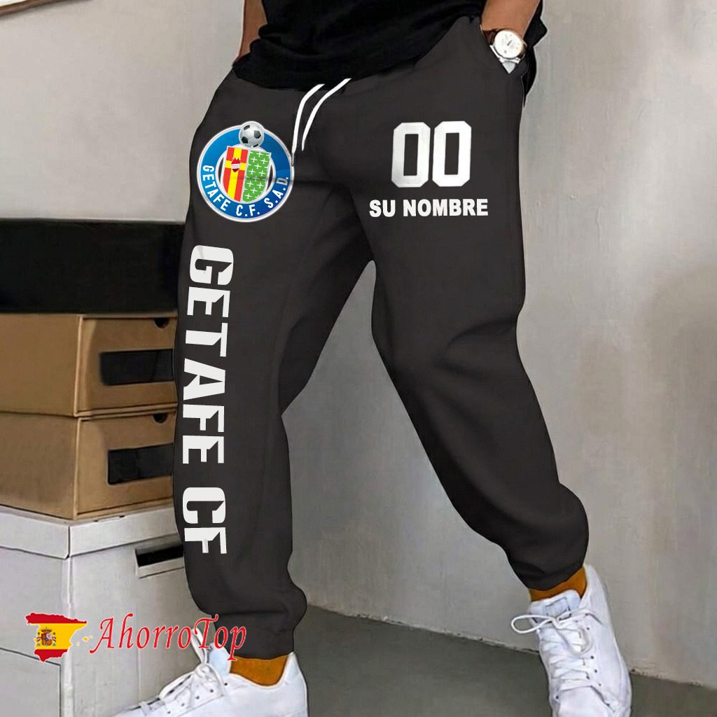 Getafe CF – Pantalones deportivos nuevo estilo con Nombre y número personalizados Getafe CF – Pantalones deportivos nuevo estilo con Nombre y número personalizados