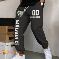 Málaga CF – Pantalones deportivos nuevo estilo con Nombre y número personalizados
