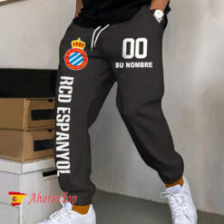 RCD Espanyol – Pantalones deportivos nuevo estilo con Nombre y número personalizados