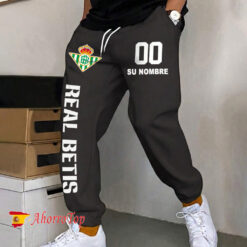 Real Betis – Pantalones deportivos nuevo estilo con Nombre y número personalizados