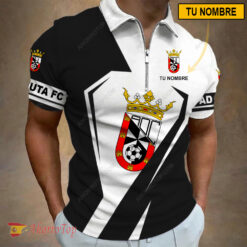 AD Ceuta FC – Polo con cremallera Nueva edición con Nombre Personalizado