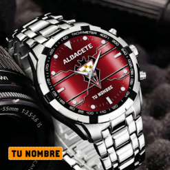 Albacete Balompié – Reloj Aurora Edición Especial con Nombre Personalizado